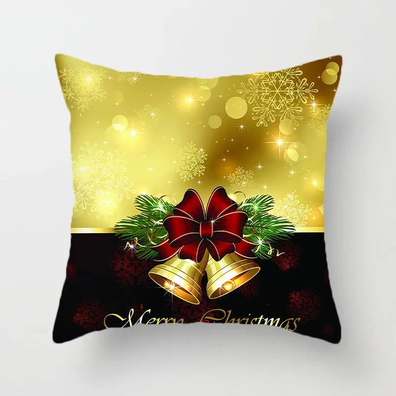 Christmas Themed Pillowcases Car Accessories Office Santa Claus Living Room Sofa Home Pillowcases