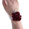 Wrist Flower Wedding Ceremony Decoration Rose Wrist Corsage For Ceremonies Prom Homecoming Beach Party Anniversary