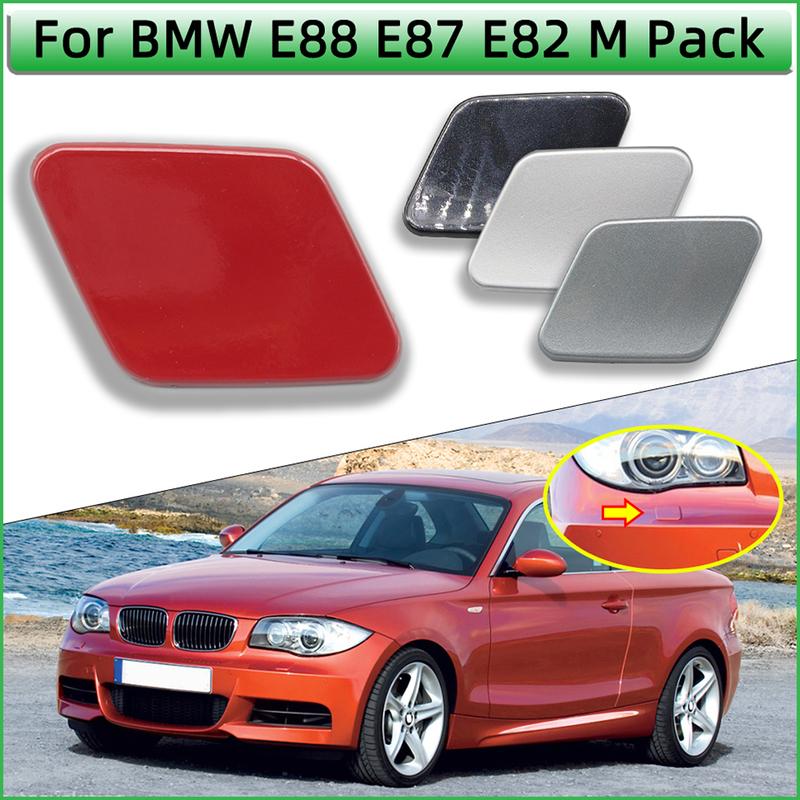Vorder Scheinwerfer Scheinwerferreinigungsdüse Abdeckkappe Für BMW 1er E81 E82 E87 E88 LCI M SPORT 2005-2013 61677837431 61677837432