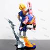 New Son Goku Figure  Anime Super Saiyan Goku Vs Majin Buu Action Figures Statue Collection Model Kids Toys Birthday