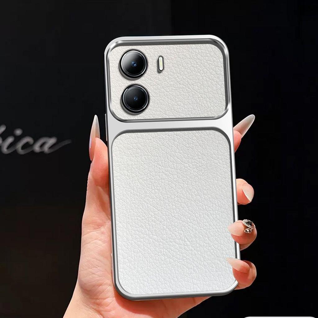 Luxury Faux Leather Case for Vivo Y56 5G,Y16,Y15s,Y15A,Y01 Shockproof Big Window