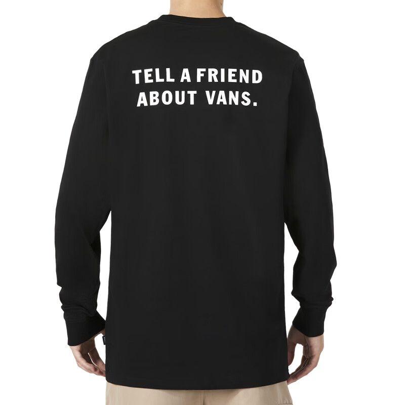 Vans Dimensions Long Sleeve T-Shirt 'Black' Men's VN0A54NWBLK