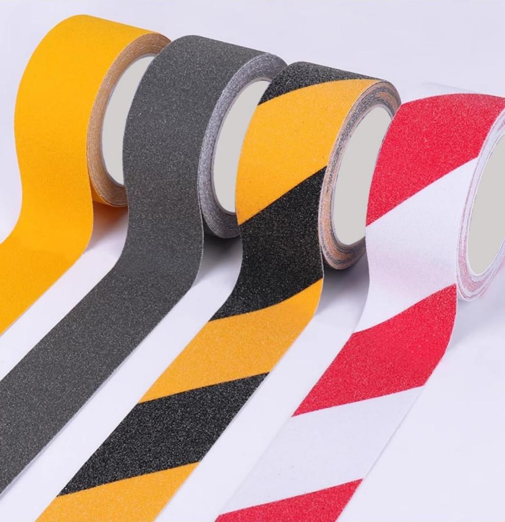 Jiaureshiby Tape for 5cm x Rough Strong Mineral Easy to for Storage and Dividers Anti-Slip Stairs, 10m, Surface, Adhesive, Waterproof, Thick,