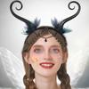 Hexenkostüm Haarreif Gothic Dark Fairy Haarstyling für Live-Show Stirnbänder Gothic Karneval