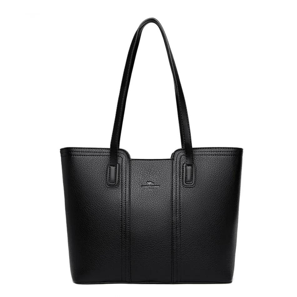 Genuine Brand Women Bags Designer High Quality Soft Leather Large Women Shoulder Bag Messenger Handbag Shopping Messenger
