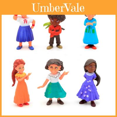 Disney Encanto Pvc Doll Collection Figures For Kids Set Of 6 Madrigal Character Toys With Accessories