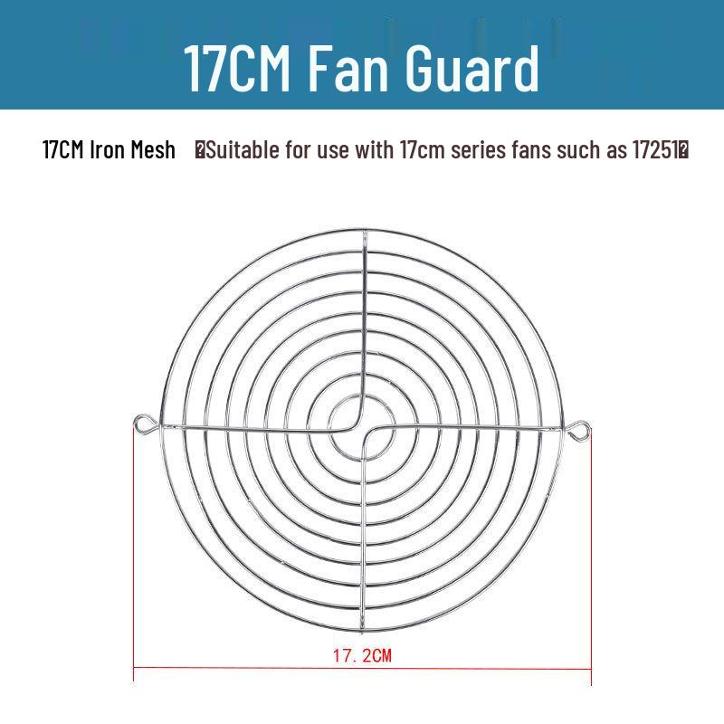 12cm Paslanmaz Çelik Endüstriyel Toz Geçirmez Soğutma Fanı Koruma Ağı