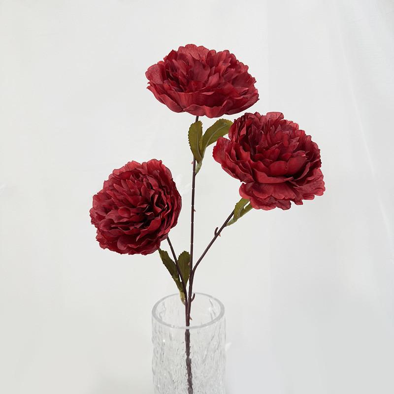 Flower Peony Artificial Wedding Hotel Restaurant Decoration Desktop Ornament