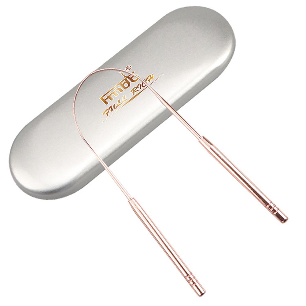 Čistič škrabek na jazyk z nerezové oceli Čistič čerstvého dechu Ústní hygiena s krabičkou