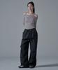WAARFORWOMAN W1143 Cotton Banded Cargo_Black