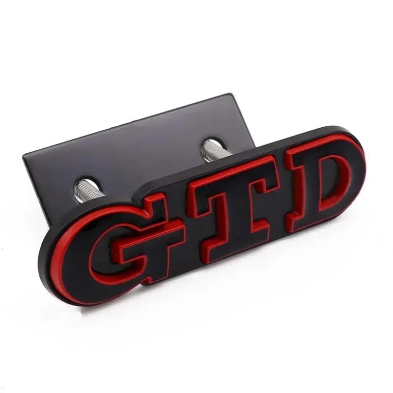 2026 Hot For VW VOLKSWAGEN 3D Metal Car Front Grill GTD Logo Rear Trunk Sticker Emblem Badge For Volkswagen VW Golf 4 5 6 7 7 MK