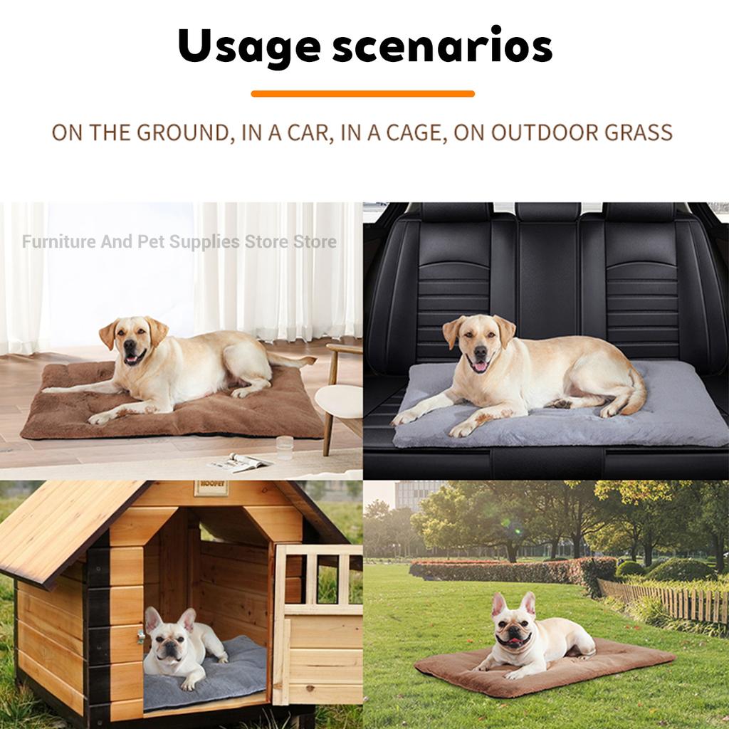 Pet Self-heating Pad 5 Layer Insulated Thermal Mat For Dogs Cats Plug-free Physical Heating Cushion Waterproof Pet Sofa Pad