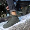 Plush Snow Boots for Women Men Winter Cotton Shoes High-top Boots Warm Hiking Shoes Outdoor Sneakers
