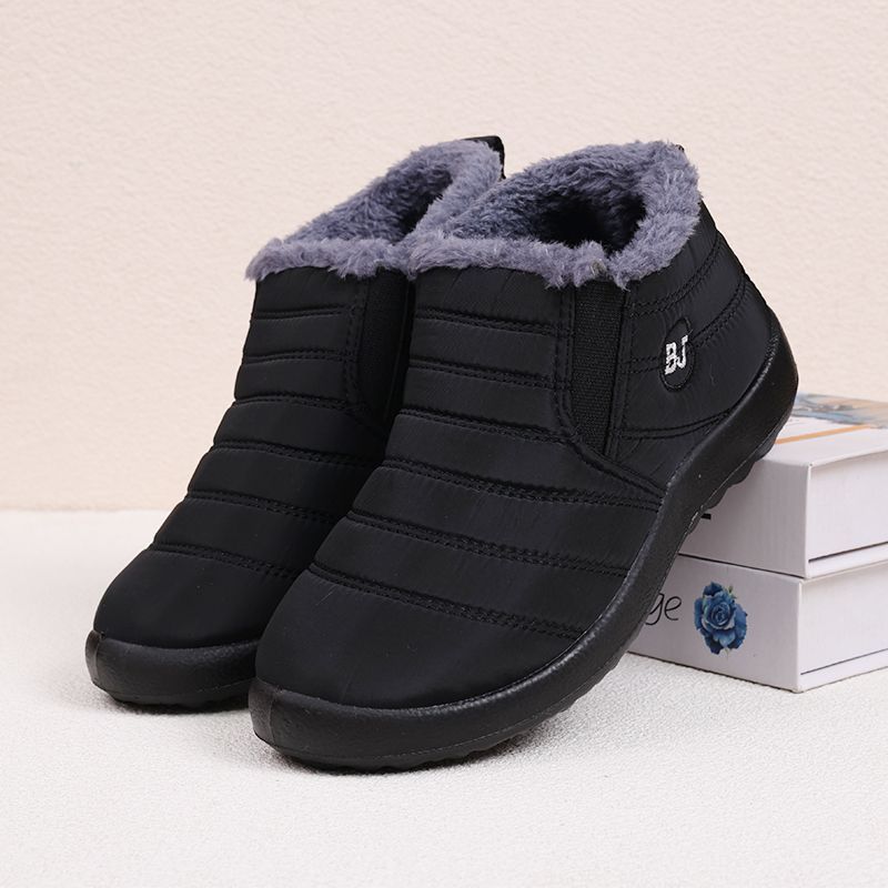 

Extra Large Size 47-48 Cotton Shoes for Men and Women with The Same Casual and Comfortable Cotton Boots, Lightweight Flat-bottomed Cotton Shoes 35 чёрный