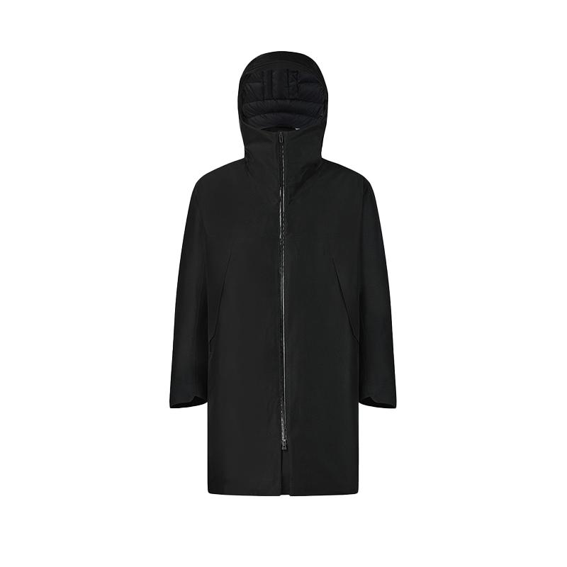 

New FILA Down Jacket Men s Pitch Black A11M445921FBK 175/96A/L