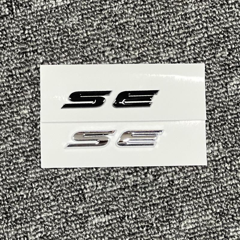 Gycsn9 New Style 3D ABS For Fusion SE Chrome Gloss Black Emblem Badge Nameplate Decal
