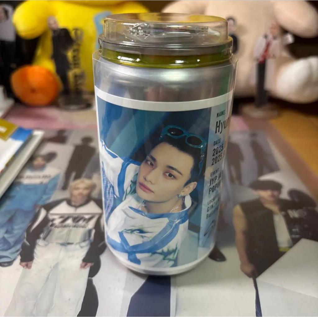 [USED] Stray Kids Hyunjin Lemon Squash Label Can with Prize