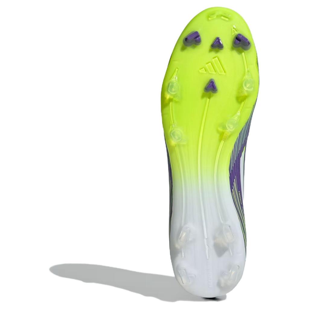adidas Adizero F50 League FG MG 'Radiant Blaze Pack' (Unisex) Purple Rush / Cloud White / Lucid Lemon Soccer Shoes JI0003