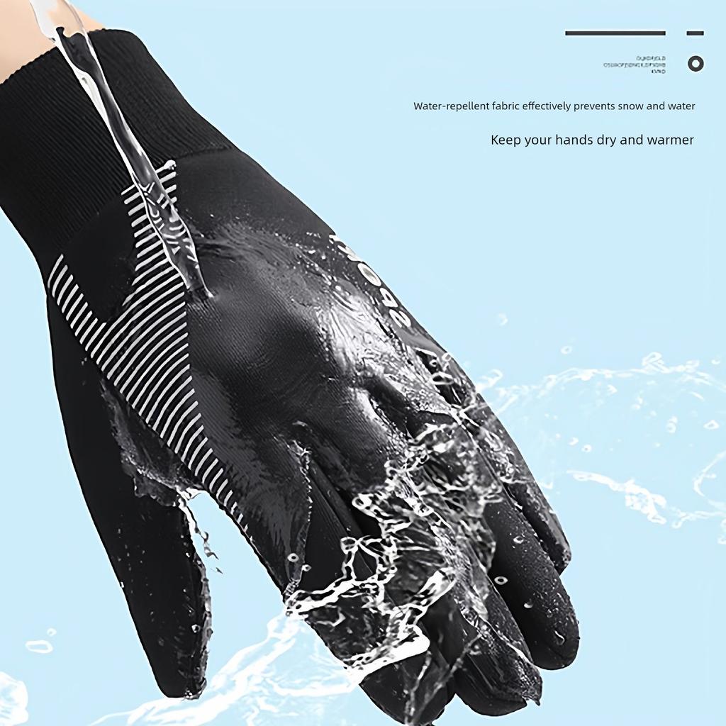 Children's Gloves for Boys and Girls, Suitable for Playing in the Snow, Cycling, Windproof, Skiing, Fleece-Lined, Thickened, Waterproof, Winter