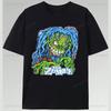 Speler Rob Zombie Polyester Shirt Horror Stijl USA Concert Tour Punk Grafische T-shirts Rock Band T-shirt Schedel Pentagram Ontwerp