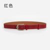 Frosted Velvet Belt Women'S Simple Pin Buckle Belt Jeans Decorative Belt Women