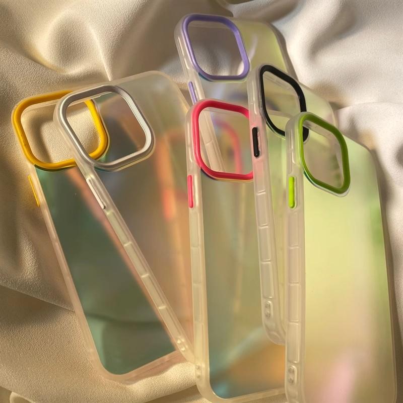 Applicable To Apple 16 Gradient Laser Phone Case Matte IPhone 15 ProMax Anti Fall 14 Anti Fall 13 Protection Case