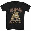 Def Leppard Hysteria Lep Schwarzes T-Shirt für Erwachsene