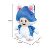 San-Ei Super Mario 3D World Cat Toad (S) W12 x D10 x H18.5cm Plush