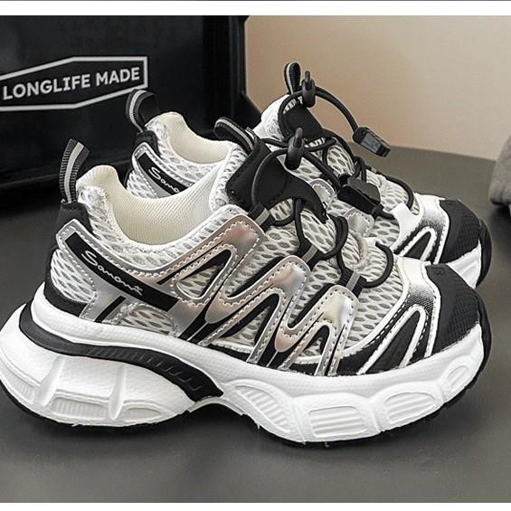 

2025 Kids Versatile Sports Shoes - Spring & Autumn Collection for Boys and Girls 29 EU (approx. 18.5 cm) серый