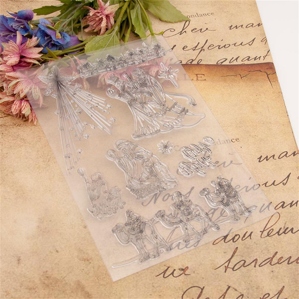 Arabian Camel Silicone Clear Stamps for Card Making Scrapbooking Embossing DIY Craft Album Rubber Seal Stamps Decor