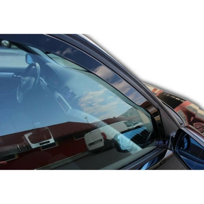 Air Deflectors - Compatible BMW - E46 - 4 Doors - Tinted Acrylic - 4 Pieces