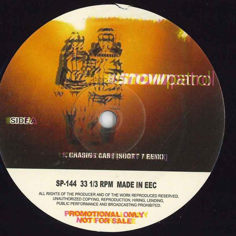 

12inch Record SNOW PATROL - Chasing Cars SP144 NONE Japan Rap & Hip-Hop/R&B Used