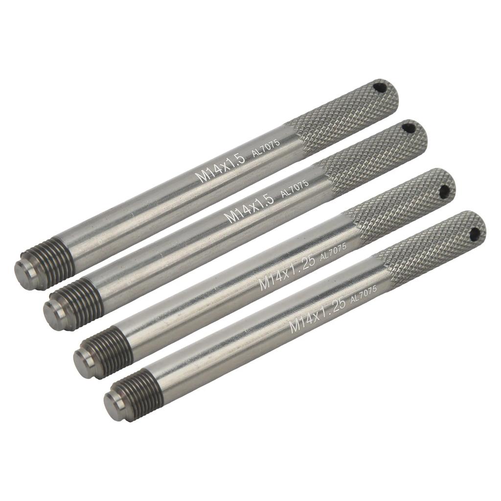 2 Stück Spurvermessungsstift Radaufhängungsstift Satz Felgenbolzenstift Führungswerkzeug für Autoreifenreparatur Accesorios Automovil M14*1.25 M14*1.5