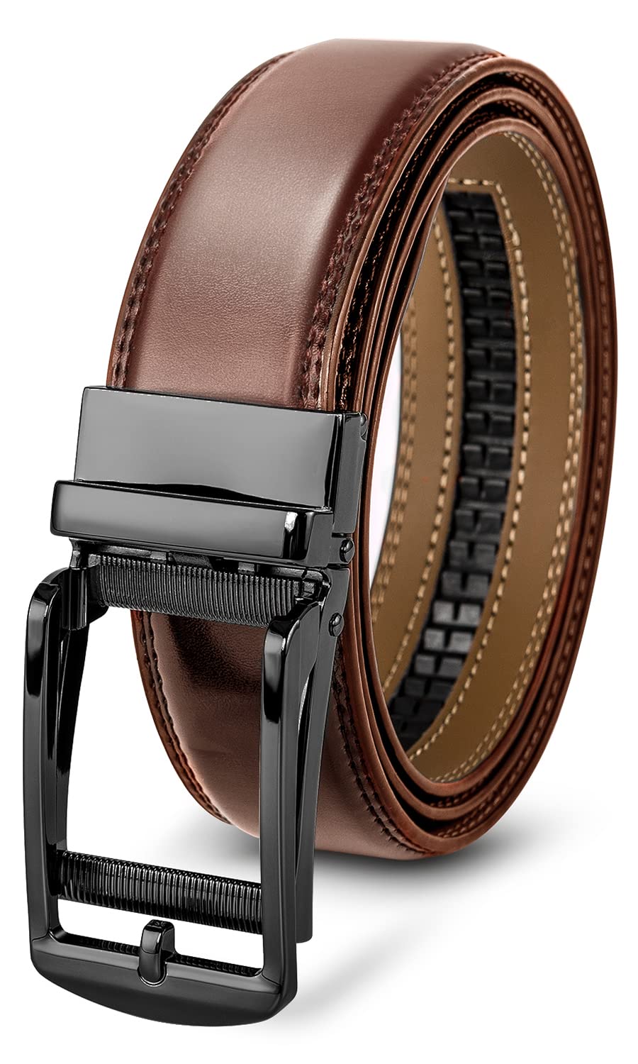 

No Genuine Suit Large Adjustable Leather Respect for the Aged Gift [GOLDLEMON] Men s Belt, Gentleman s Belt, Gentleman s, Holes, Leather, Auto-Lock