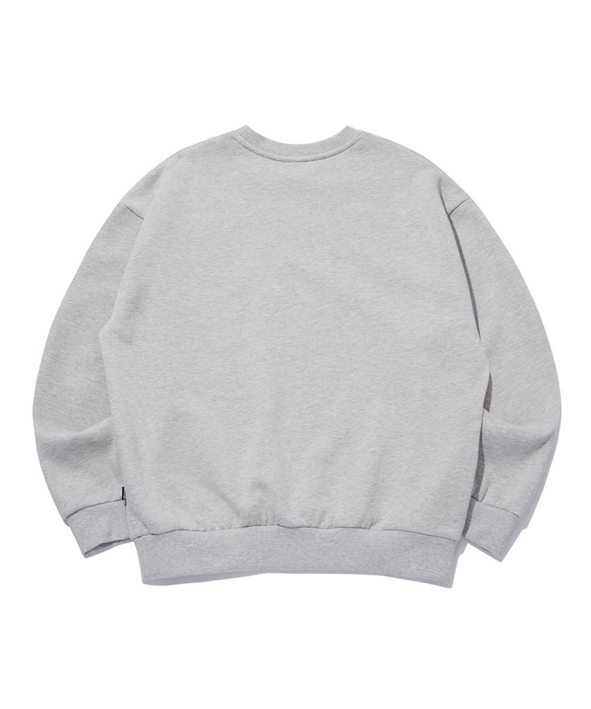 [Set] (Select Sweatshirt Or Hoodie) Sensitive Training Setup_Melange Grey