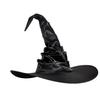 Curved Costume Halloween Hook Witch Hat With Curled Brim For Party Dress Up