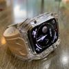 Transparent Modification Kit for Apple Watch Ultra 3 2 49mm Series 11 10 46mm 42mm PC+TPU Strap for Iwatch 9 8 7 45 41mm 40 44mm