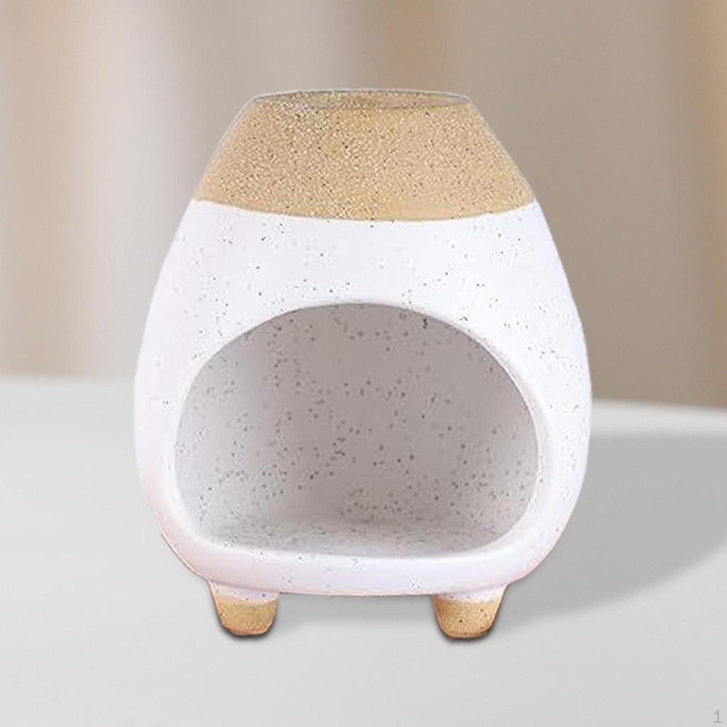 Ceramic Palo Santo Holder Incense Burner Height 10cm Multipurpose Candle Sage Burning Bowl