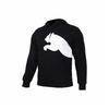Puma Cougar Large Logo Knitted Hoodie Men’s Black