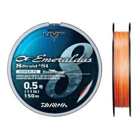

Daiwa PE Шнур UVF Emeraldas 8-жильный Si 150м 11lb Оранжевый + 0.5 оранжевый