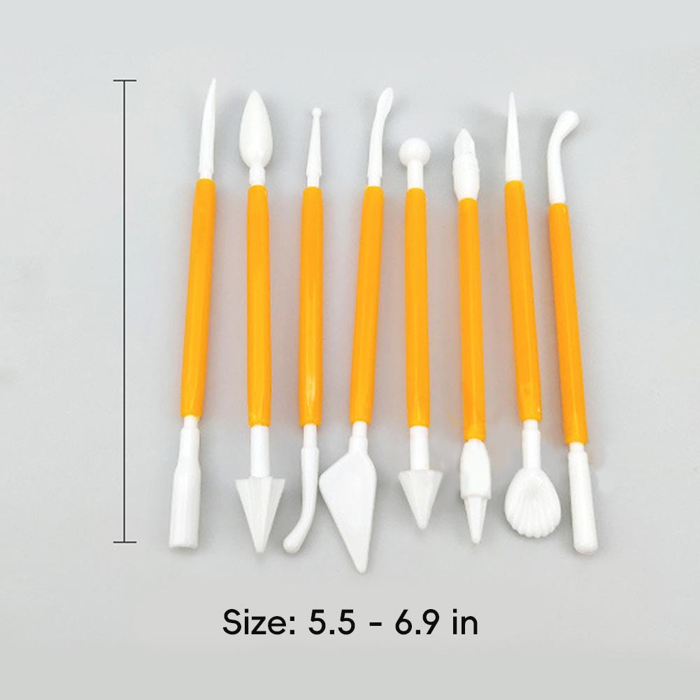 8 Pcs Carving Pen/Shaping Knife Embossing Tool Clay Polymer Clay Plasticine Carving Tool Sculpture Embossing Device Plastic Set