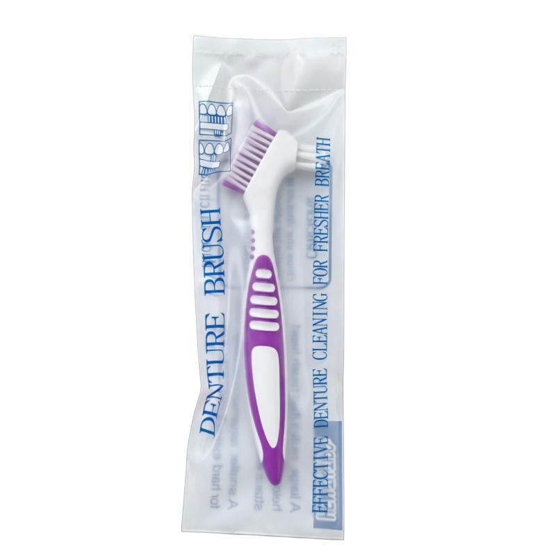 1Pc Double Sided Denture Toothbrush Cleaning Brush Denture Brush Invisible Braces Retainer Descaling Brush