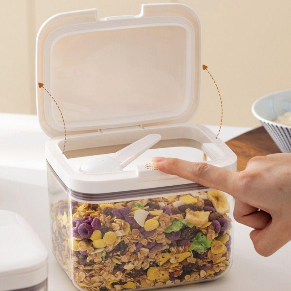 Dust-proof Grain Storage Tank Sealed Food Storage Box Kitchen Storage Jar Food Container  Rice