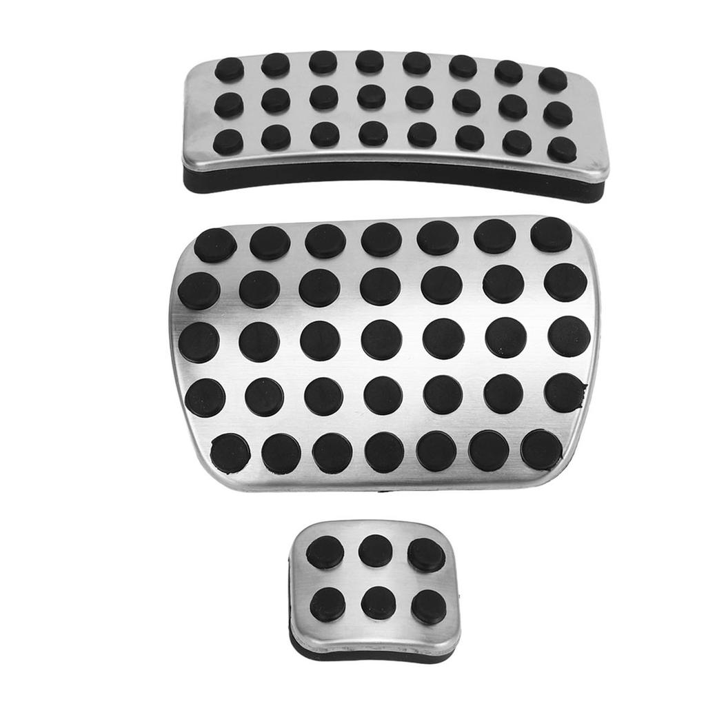 Foot Pedal Set Automatic Transmission Stainless Steel Brake Accelerator Pedal Replacement for Mercedes‑Benz W176 W245