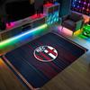 Bologna FC Design Crystal Velvet Carpet Cozy Non?Slip Printed Rug For Bedroom Living Room Entrance