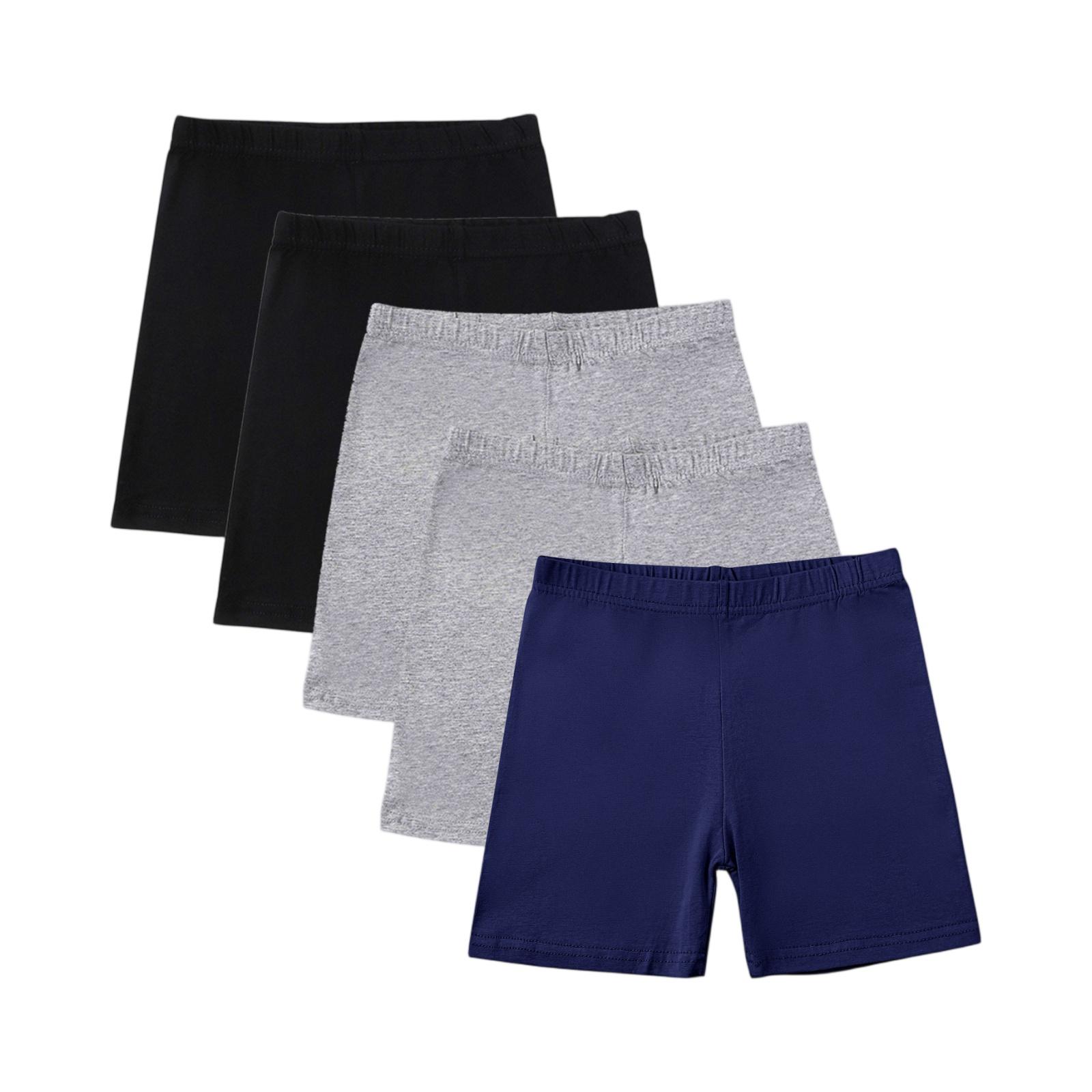 

Summer Girls Three-Point Safety Pants Underwear Leggings Five-Piece Set 160 тёмно-синий