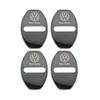 Metal Car Door Lock cover Protective Buckle Cover Sticker For Volkswagen Golf Caddy Passat GTI Lavida Sagitar Scirocco Tiguan