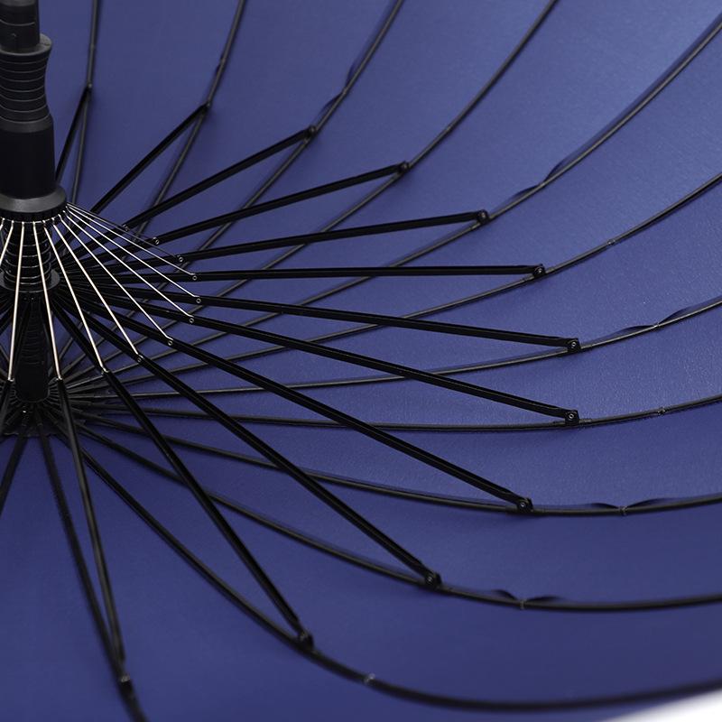 Super Large 24-bone Double Long-handled Umbrella, Windproof, Large Number of Straight Rod Advertising, Large Number of Umbrellas.