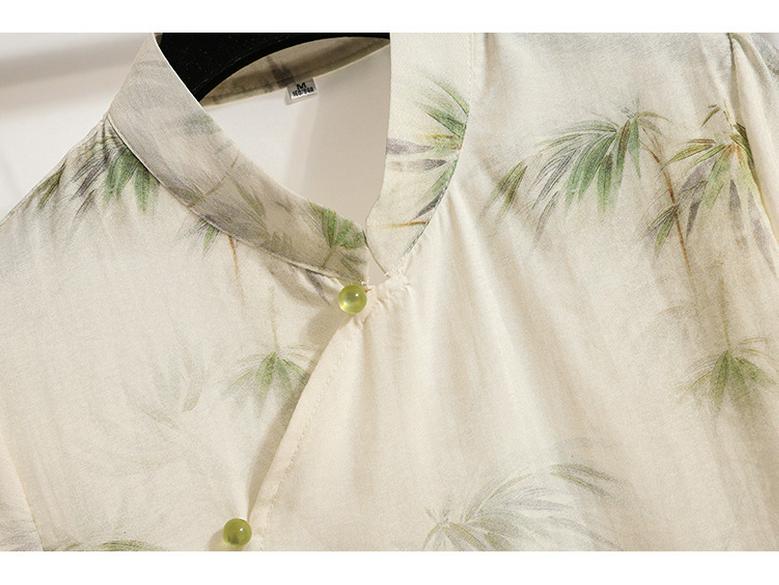 Plus Size Women's Chinese Hanfu Retro Top & Slimming Cheongsam Skirt Suit