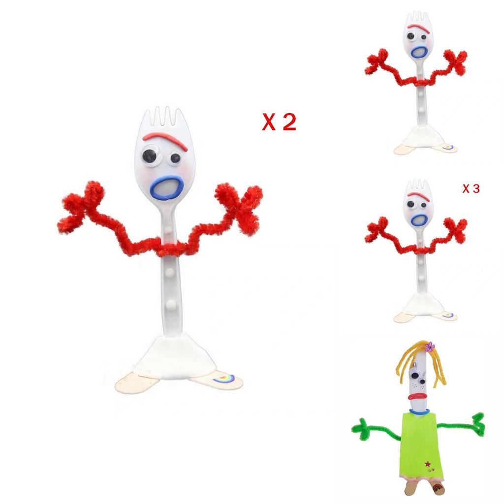 Toy Story 4 Criatividade Faça Seu Próprio Forky E Faca Kit Diy Para Diversão Sem Fim
